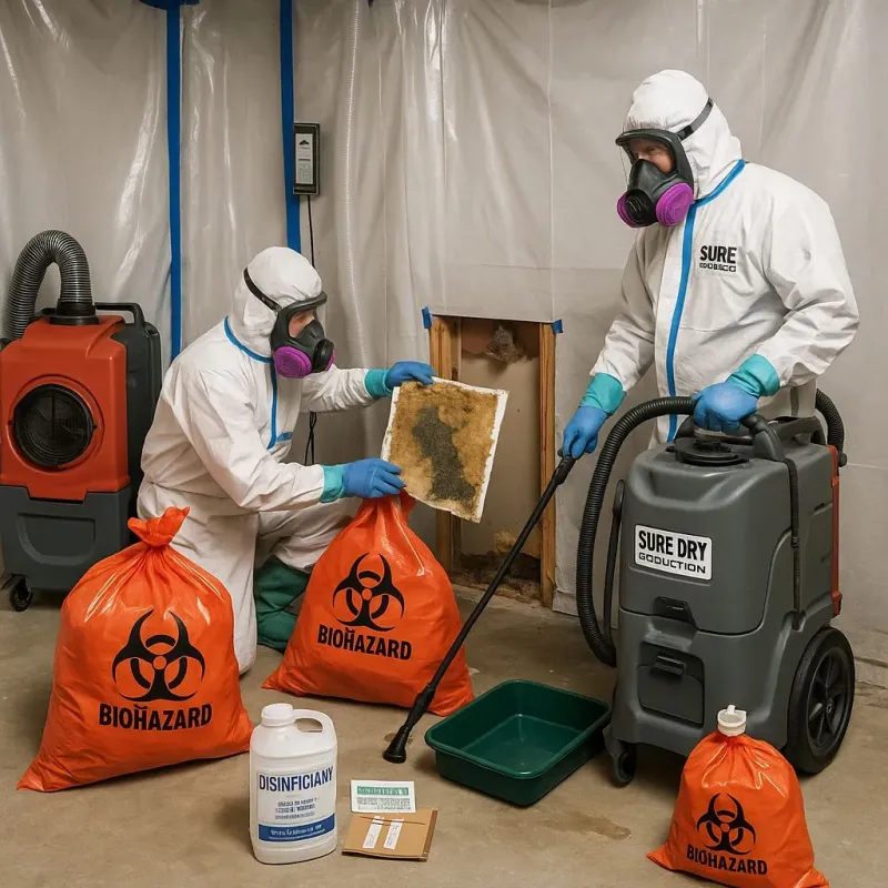 Contaminated Water Handling Protocols process in Shorewood, IL