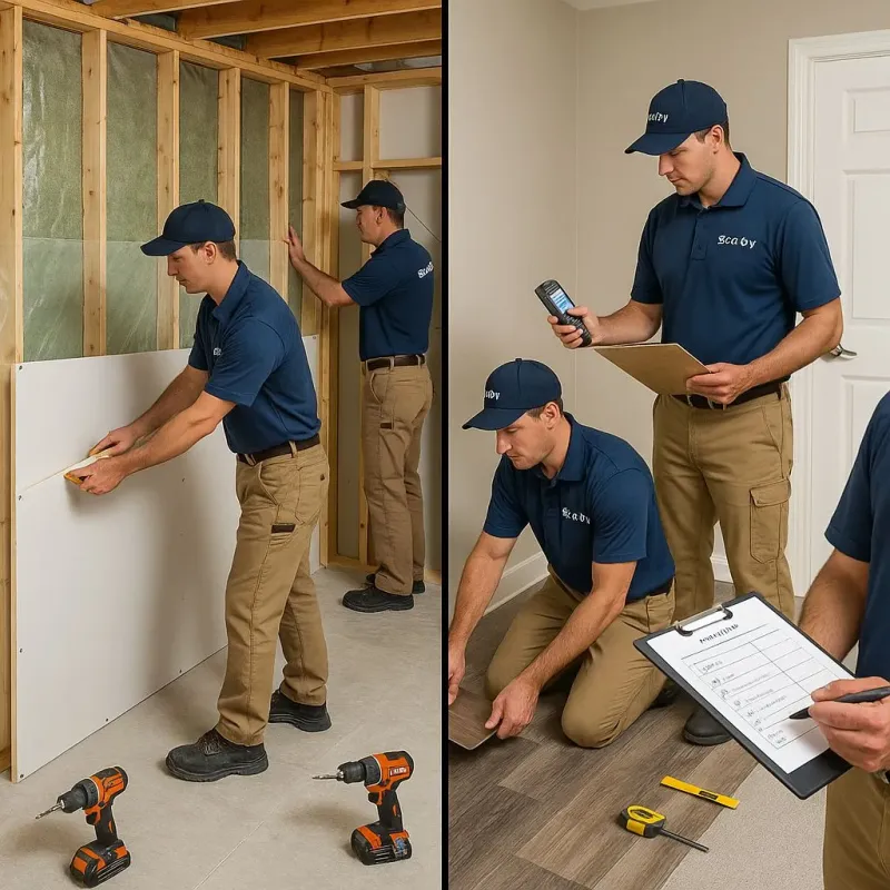 Repairs and Reconstruction process in Shorewood, IL